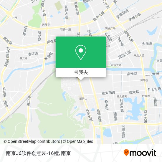 南京J6软件创意园-16幢地图