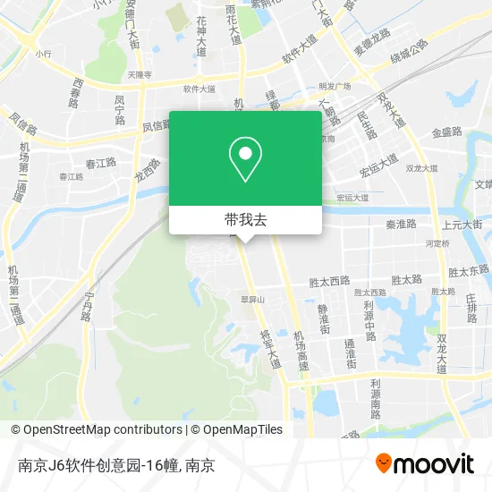 南京J6软件创意园-16幢地图