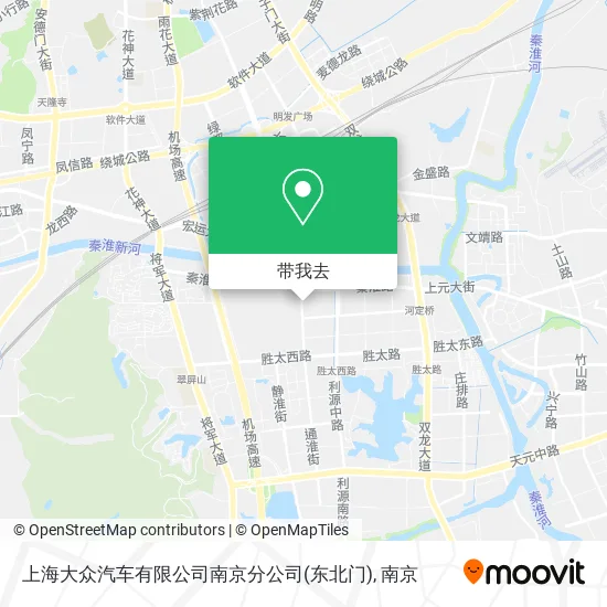 上海大众汽车有限公司南京分公司(东北门)地图
