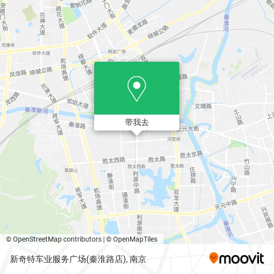 新奇特车业服务广场(秦淮路店)地图