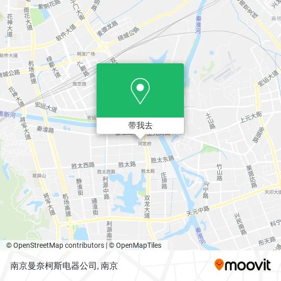 南京曼奈柯斯电器公司地图