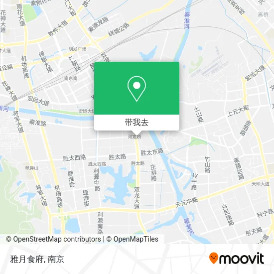 雅月食府地图