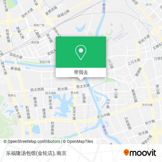 乐福隆汤包馆(金轮店)地图