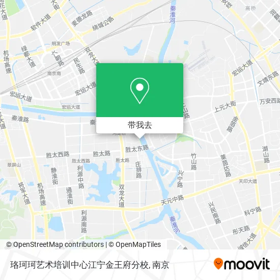 珞珂珂艺术培训中心江宁金王府分校地图