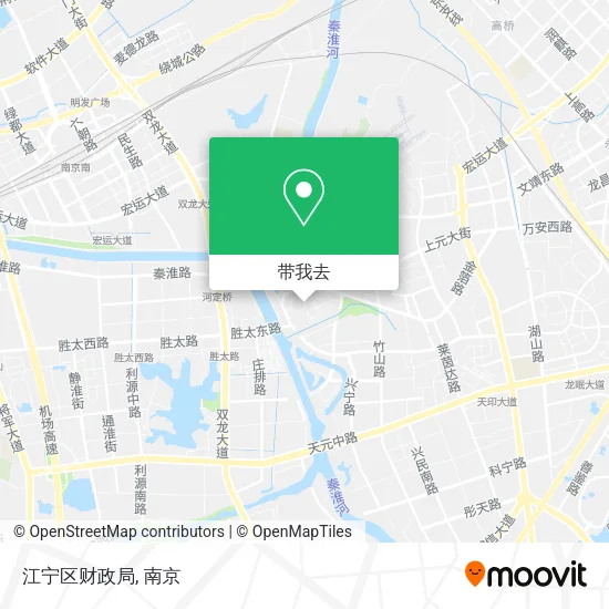 江宁区财政局地图