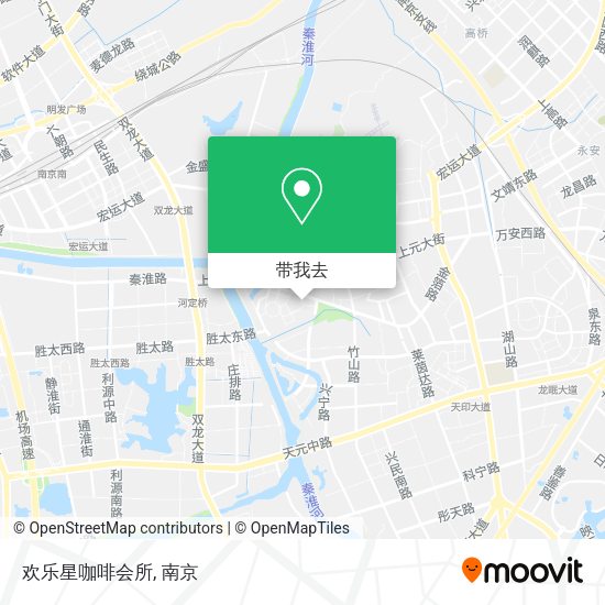 欢乐星咖啡会所地图