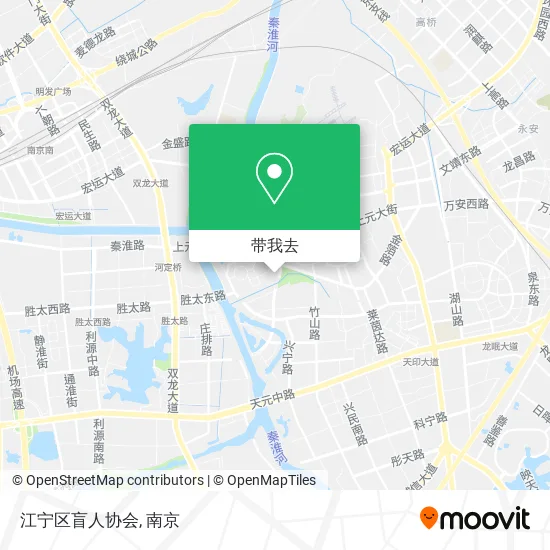 江宁区盲人协会地图