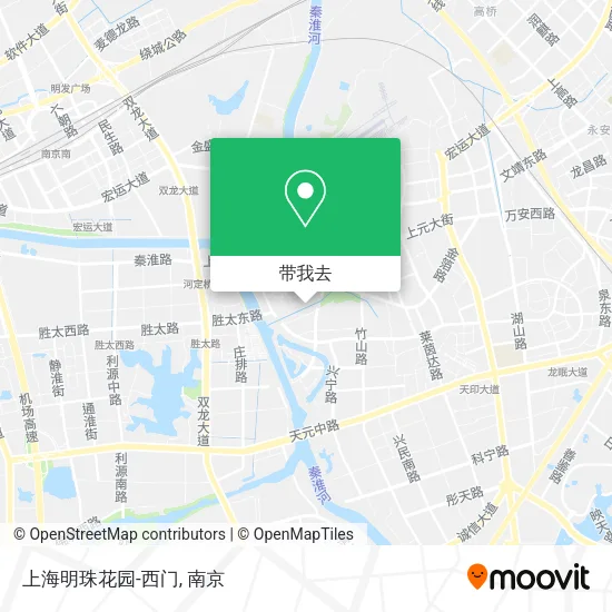 上海明珠花园-西门地图