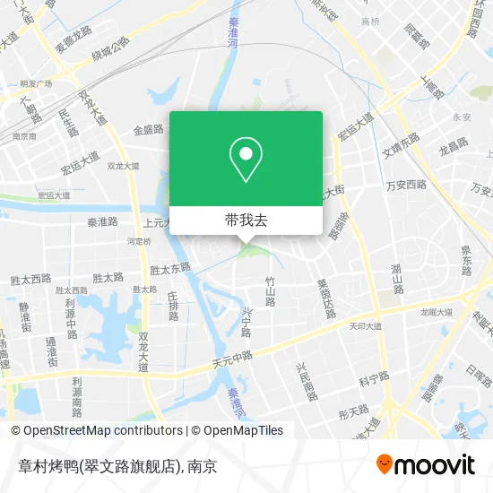 章村烤鸭(翠文路旗舰店)地图