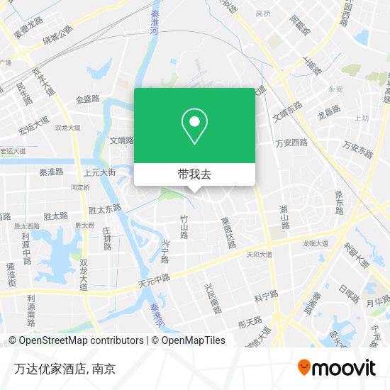 万达优家酒店地图