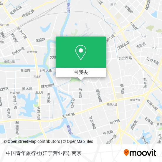中国青年旅行社(江宁营业部)地图