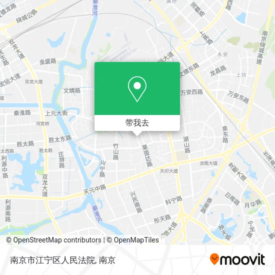 南京市江宁区人民法院地图