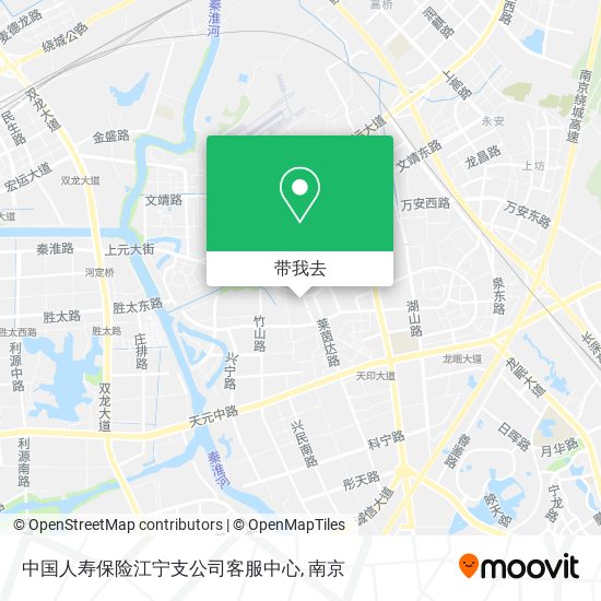 中国人寿保险江宁支公司客服中心地图