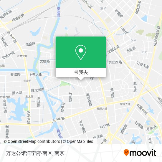 万达公馆江宁府-南区地图