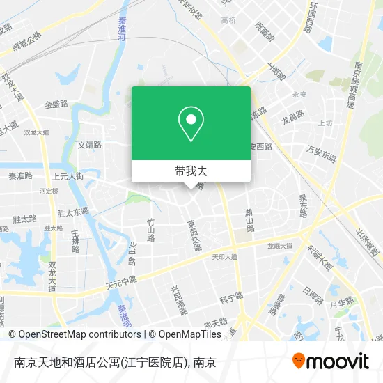 南京天地和酒店公寓(江宁医院店)地图