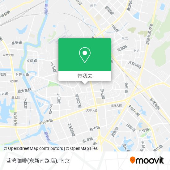 蓝湾咖啡(东新南路店)地图