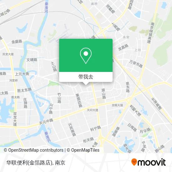 华联便利(金箔路店)地图