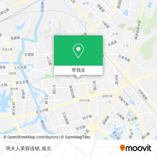 周夫人美容连锁地图