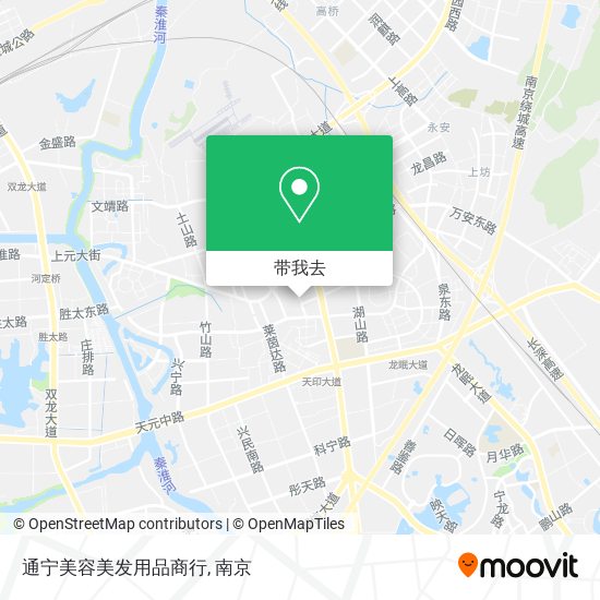 通宁美容美发用品商行地图