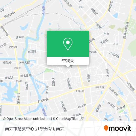 南京市急救中心(江宁分站)地图