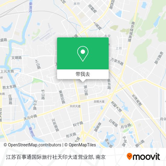 江苏百事通国际旅行社天印大道营业部地图