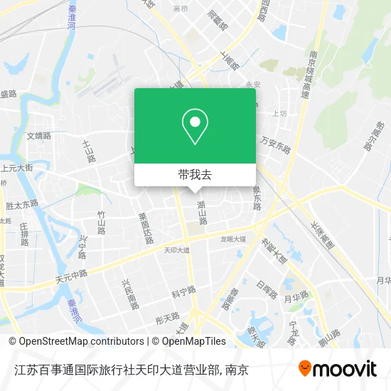 江苏百事通国际旅行社天印大道营业部地图