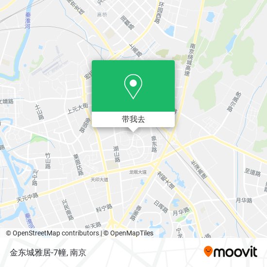 金东城雅居-7幢地图