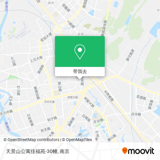 天景山公寓佳福苑-30幢地图
