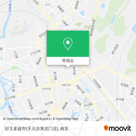 好又多超市(天元吉第北门店)地图