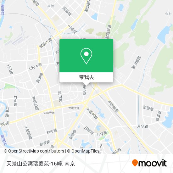 天景山公寓瑞庭苑-16幢地图