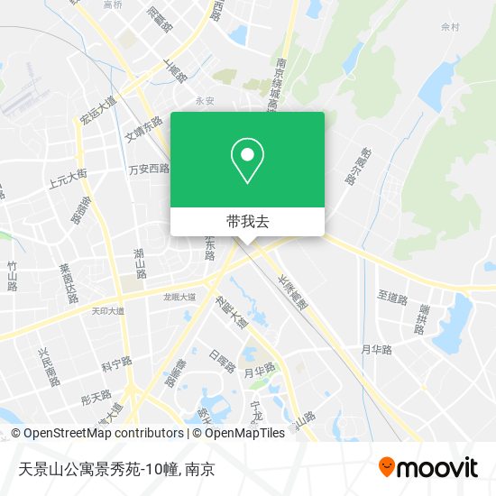 天景山公寓景秀苑-10幢地图