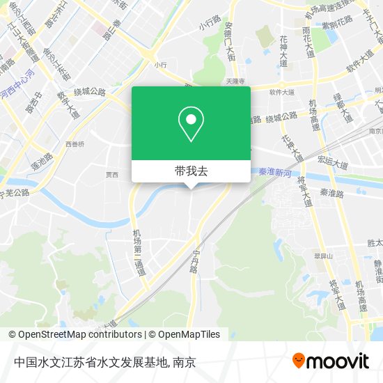 中国水文江苏省水文发展基地地图