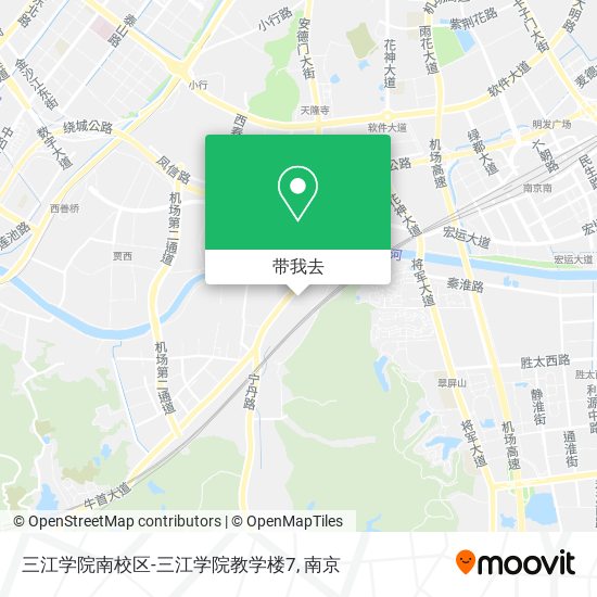 三江学院南校区-三江学院教学楼7地图