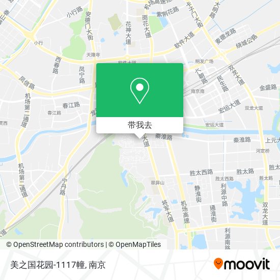 美之国花园-1117幢地图