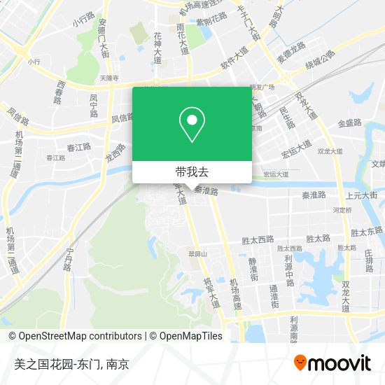 美之国花园-东门地图