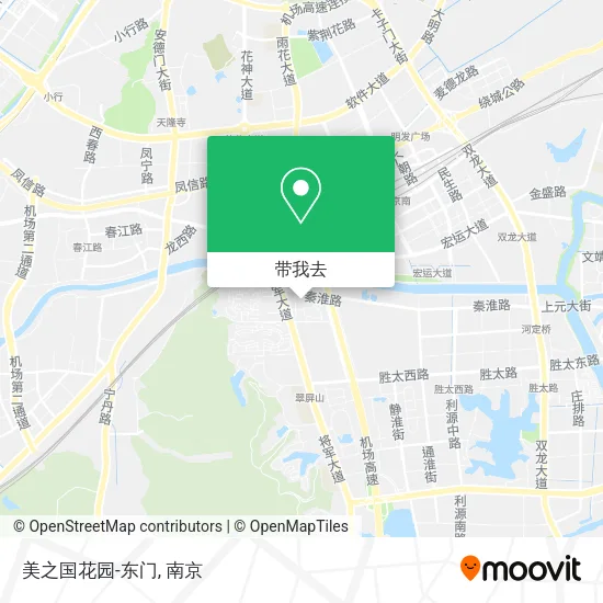 美之国花园-东门地图