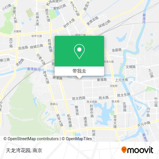 天龙湾花园地图