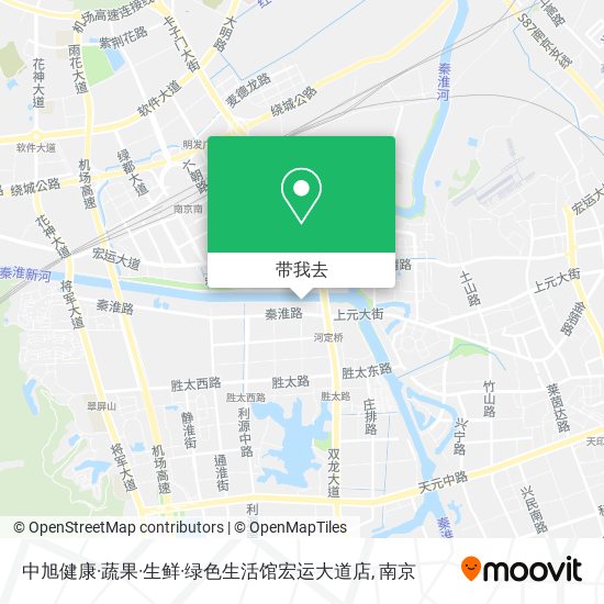 中旭健康·蔬果·生鲜·绿色生活馆宏运大道店地图