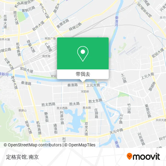 定格宾馆地图