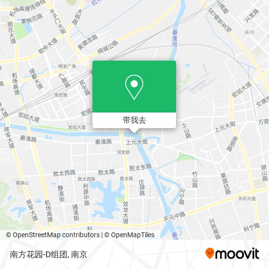 南方花园-D组团地图