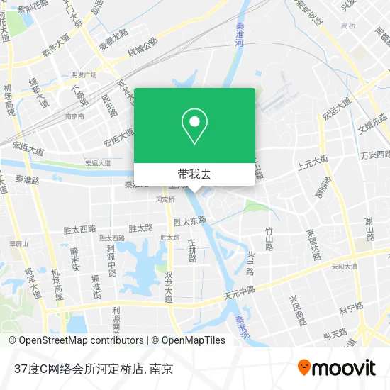 37度C网络会所河定桥店地图