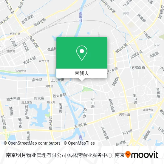 南京明月物业管理有限公司枫林湾物业服务中心地图