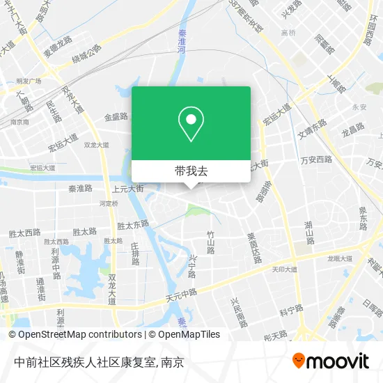 中前社区残疾人社区康复室地图