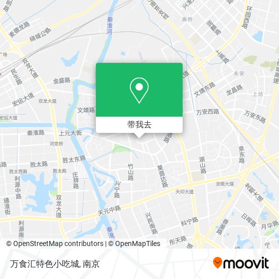 万食汇特色小吃城地图