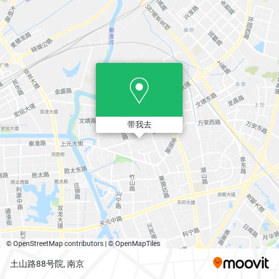 土山路88号院地图