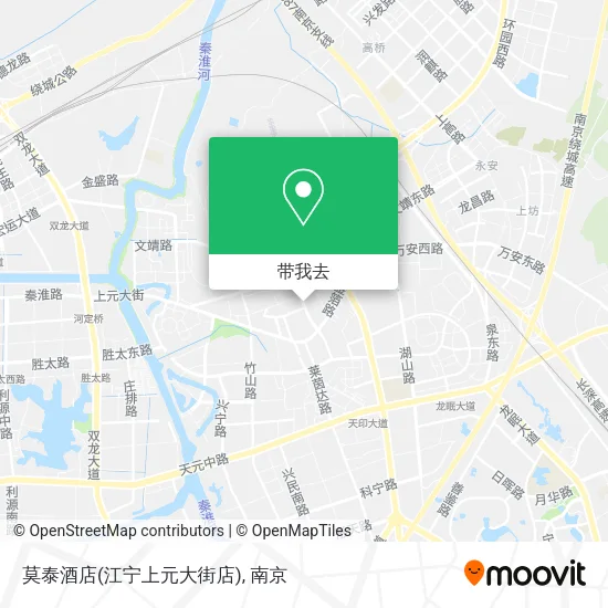 莫泰酒店(江宁上元大街店)地图