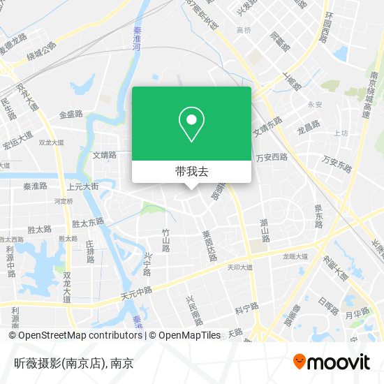 昕薇摄影(南京店)地图