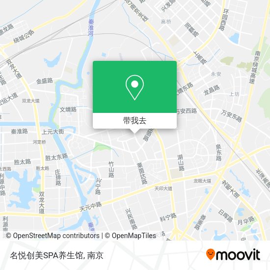 名悦创美SPA养生馆地图