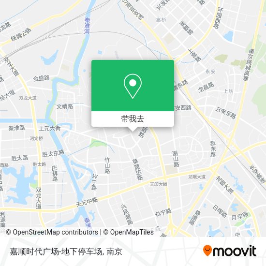 嘉顺时代广场-地下停车场地图