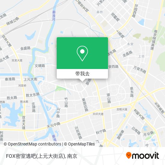 FOX密室逃吧(上元大街店)地图